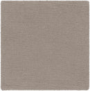 Brockton Solid Gray Wool Rug