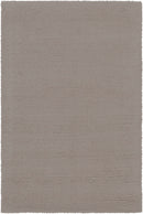 Brockton Solid Gray Wool Rug