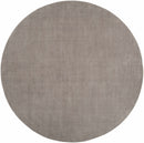 Brockton Solid Gray Wool Rug
