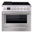 36” Freestanding Gas Range with 6 Sealed Burners Cooktop, Natural Gas/LP Convertible