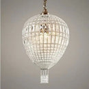 French balloon crystal pendant light for luxury living room