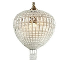 French balloon crystal pendant light for luxury living room