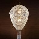 French balloon crystal pendant light for luxury living room
