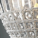 French balloon crystal pendant light for luxury living room