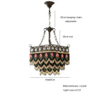 French brass crystal floral chandelier dining room beaded fringe