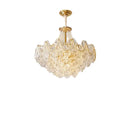 French chandelier pearl rose gold pendant light bedroom decor
