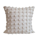 French cream bubble cushion cover living room textured pillow case