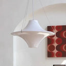 French cream modern chandelier white ceramic pendant for dining room
