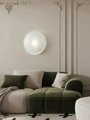French cream wind sunburst wall lamp for bedroom decorbites french cream
