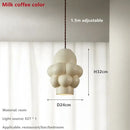 French creamy wind led cloud pendant light dining room decor