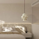 French creamy wind led cloud pendant light dining room decor