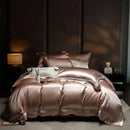 French hollow luxury white & silver bedding set bedroom decor