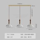 French ins walnut brass glass pendant lights kitchen island decorbites