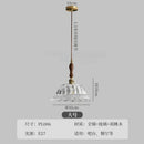 French ins walnut brass glass pendant lights kitchen island decorbites