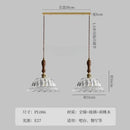 French ins walnut brass glass pendant lights kitchen island decorbites