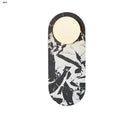 French luxury black & white marble led wall light bedroom sconce