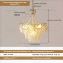 French luxury decorbites cream crystal chandelier living room light