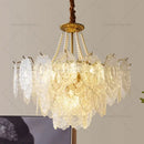 French luxury decorbites cream crystal chandelier living room light