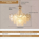 French luxury decorbites cream crystal chandelier living room light
