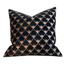 French night velvet throw pillow case black & white bedroom decor