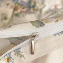 French pastoral princess cream floral lace bedding set bedroom cotton