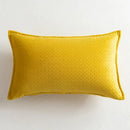 Fringed velvet cushion cover – living room quilted pillow