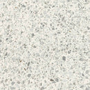 Frontier20 Diamond White Riser Terrazzo Look Porcelain Moldings 8x24