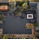Frontier20 Montauk Black Slate Look Porcelain Pavers 24x24