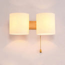 Frosted glass copper wall lamp bedroom direct wired electric