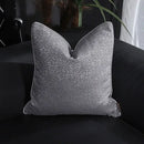 Frosted gold & silver metallic striped lumbar pillow covers bedroom