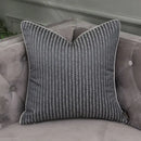 Frosted gold & silver metallic striped lumbar pillow covers bedroom