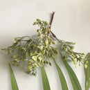 Frosted greenery berry stamen bundle for living room diy decor