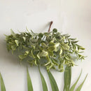 Frosted greenery berry stamen bundle for living room diy decor