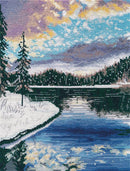 Frosty Evening 1390 Counted Cross Stitch Kit