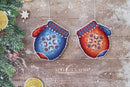 Frosty Mitten SR-457 Plastic Canvas Counted Cross Stitch Kit