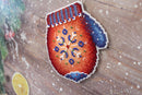Frosty Mitten SR-457 Plastic Canvas Counted Cross Stitch Kit