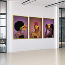 Fruit Bowl Woman Canvas