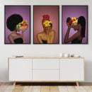 Fruit Bowl Woman Canvas