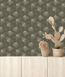 Stylish Brown Botanical Wallpaper Tasteful
