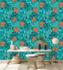 Fashionable Poppies Flowers Wallpaper