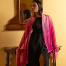 Sophia - Silk Scarf Shawl- Fuchsia