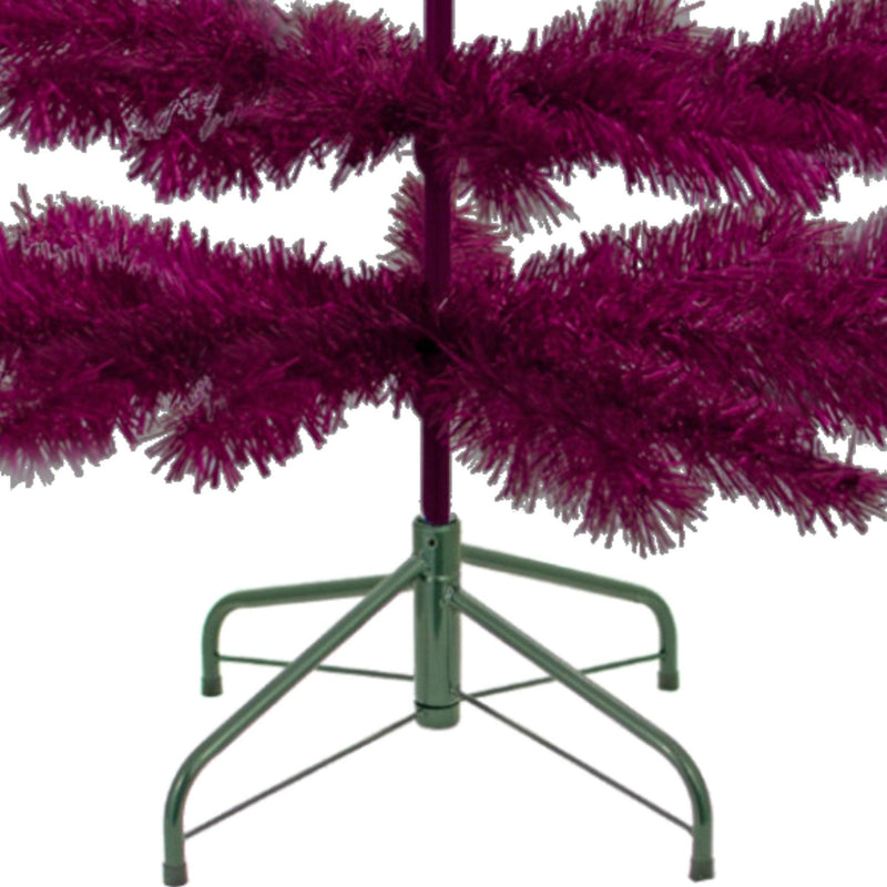 Fuchsia Tinsel Christmas Tree