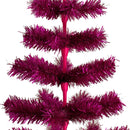 Fuchsia Tinsel Christmas Tree