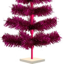 Fuchsia Tinsel Christmas Tree