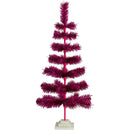 Fuchsia Tinsel Christmas Tree