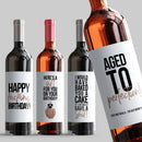 Fucking Birthday Wine Label Set