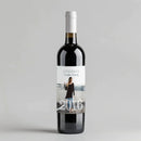 Full Photo Graduation Wine Label