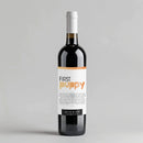 Fun Font Puppy Milestone Wine Label