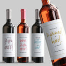 Fun Mother's Day Wine Label Set