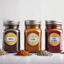 Funky Watercolor Spice Labels